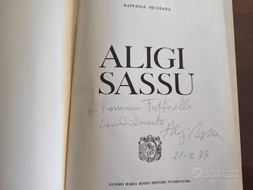 ALIGI SASSU MONOGRAFIA CON AUTOGRAFO
