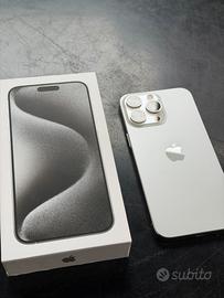 Iphone 15 Pro Max Titanio Bianco 256gb