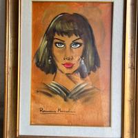 Quadro dí Romano Mussolini olio su tela