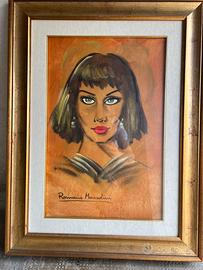 Quadro dí Romano Mussolini olio su tela