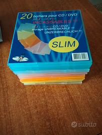 custodie per CD,DVD, Slim normali e bustine