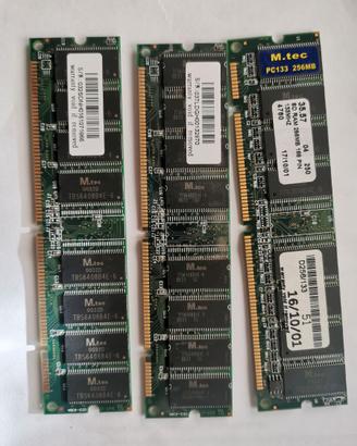 Memorie RAM vintage