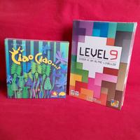 2 giochi da tavolo Ciao Ciao e Level 9