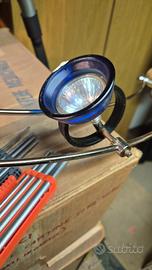 Portalampade Alogene con vetro Murano