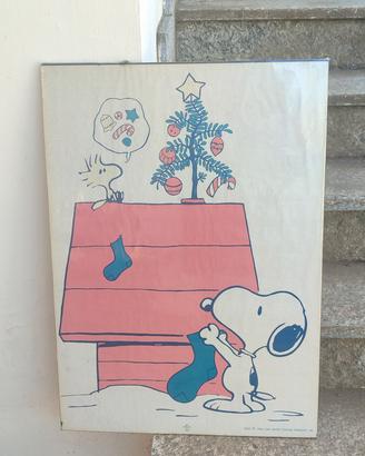 Poster Vintage Snoopy Woodstock Peanuts 1965
