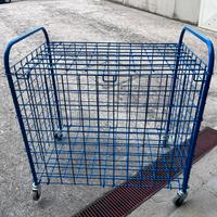 Cesto carrello porta paloni pieghevole