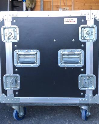 Flight Case PROEL Carrellato con Ruote - Pro