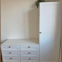 Armadio e cassettiera ikea Platsa