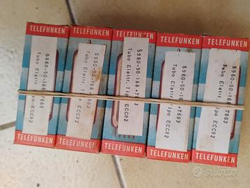 10 valvole ECC 82 Telefunken 