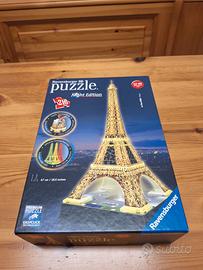Puzzle 3D Ravensburger Torre Eiffel Night edition