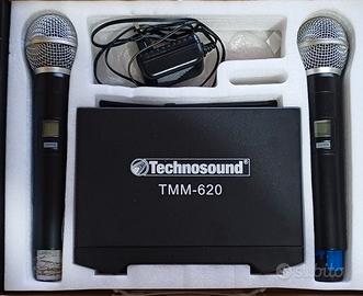 Radiomicrofono wireless Technosound doppio gelato
