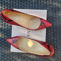 scarpe rosse tacco cafenoire 