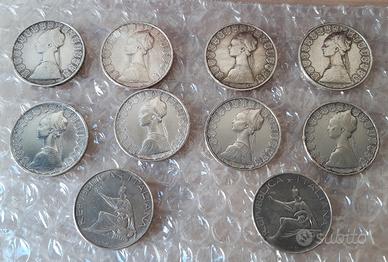 500 lire argento lotto