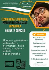Ripetizioni materie scientifiche  - Doposcuola