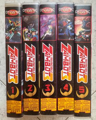 Zambot 3, Dinamic Video, VHS completa voll. 1-5