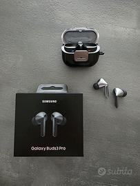 Samsung buds 3 pro con custodia originale grey