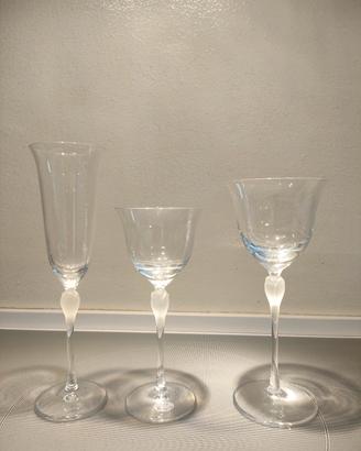 SET CALICI IN CRISTALLO