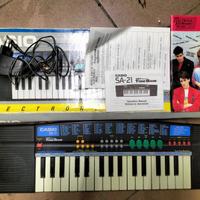 Tastiera elettronica vintage Casio sa 21