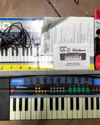 Tastiera elettronica vintage Casio sa 21