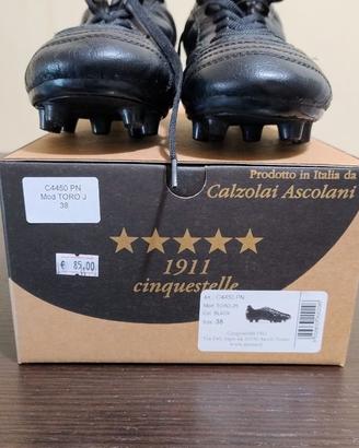 Scarpe calcio Cinquestelle 1911 Toro JR n.38 NUOVE