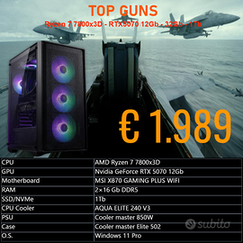 Ryzen 7 7800x3D - RTX5070 12Gb - 32Gb