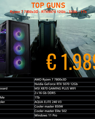 Ryzen 7 7800x3D - RTX5070 12Gb - 32Gb