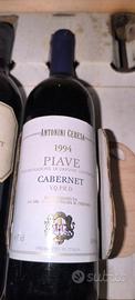 Lotto 5 bottiglie di vino d’annata