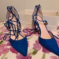 Sweet Shoes Decolletè camoscio  blu Cina