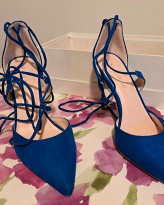 Sweet Shoes Decolletè camoscio  blu Cina