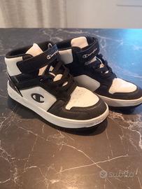 Sneakers Champion alte bianco/nero bambino EU 34