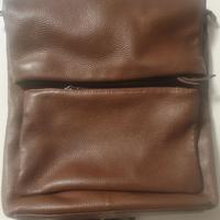 Zaino in pelle color cuoio