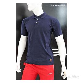 Polo manica corta Abarth very Vintage blu L
