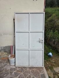 porta in ferro con telaio misure 96 x 187 cm