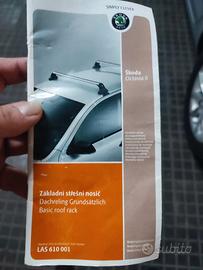 barre porta pacchi Skoda originali 