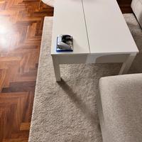 STOENSE Tappeto, pelo corto, bianco x2 ikea