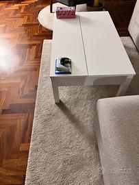 STOENSE Tappeto, pelo corto, bianco x2 ikea