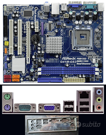 Scheda Madre asrock g41m-gs3+CPU intel q8200 quad