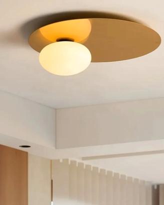 Lampadario  ledplafoniera metallo soggiocamer bagn