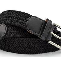 cintura elastica intrecciata colore nero