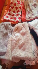 set abbigliamento lotto vestiti bambina 1-2 anni