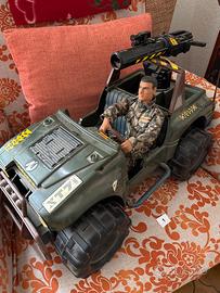 Vintage Action Man Jeep 1993 Hasbro Army Jeep