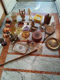 Lotto oggetti vintage e antichi 