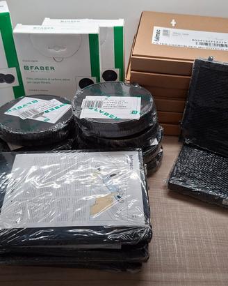 Filtri per cappa marchiati Faber e Falmec
