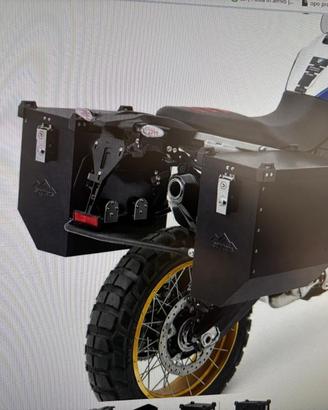 Set valigie laterali KTM 1290 alluminio nero