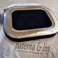 svuotatasche in argento e velluto Paterna &Livi
