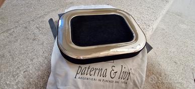 svuotatasche in argento e velluto Paterna &Livi