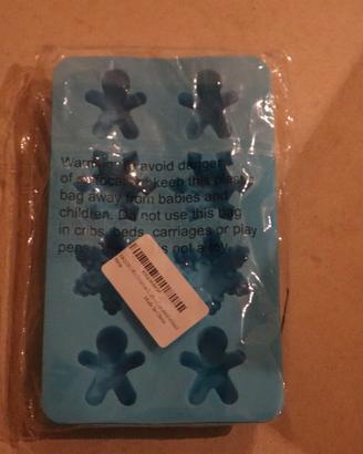 2x Stampo silicone stampi natale natalizio neve
