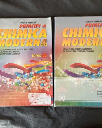 Pistarà Principi di chimica moderna tomo A e B