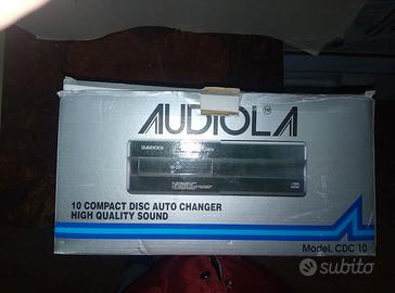 LETTORE CD AUDIOLA COMPACT disc VINTAGE 10 COMPACT
