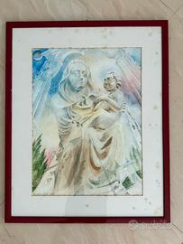 Set di 4 quadri cin cornice